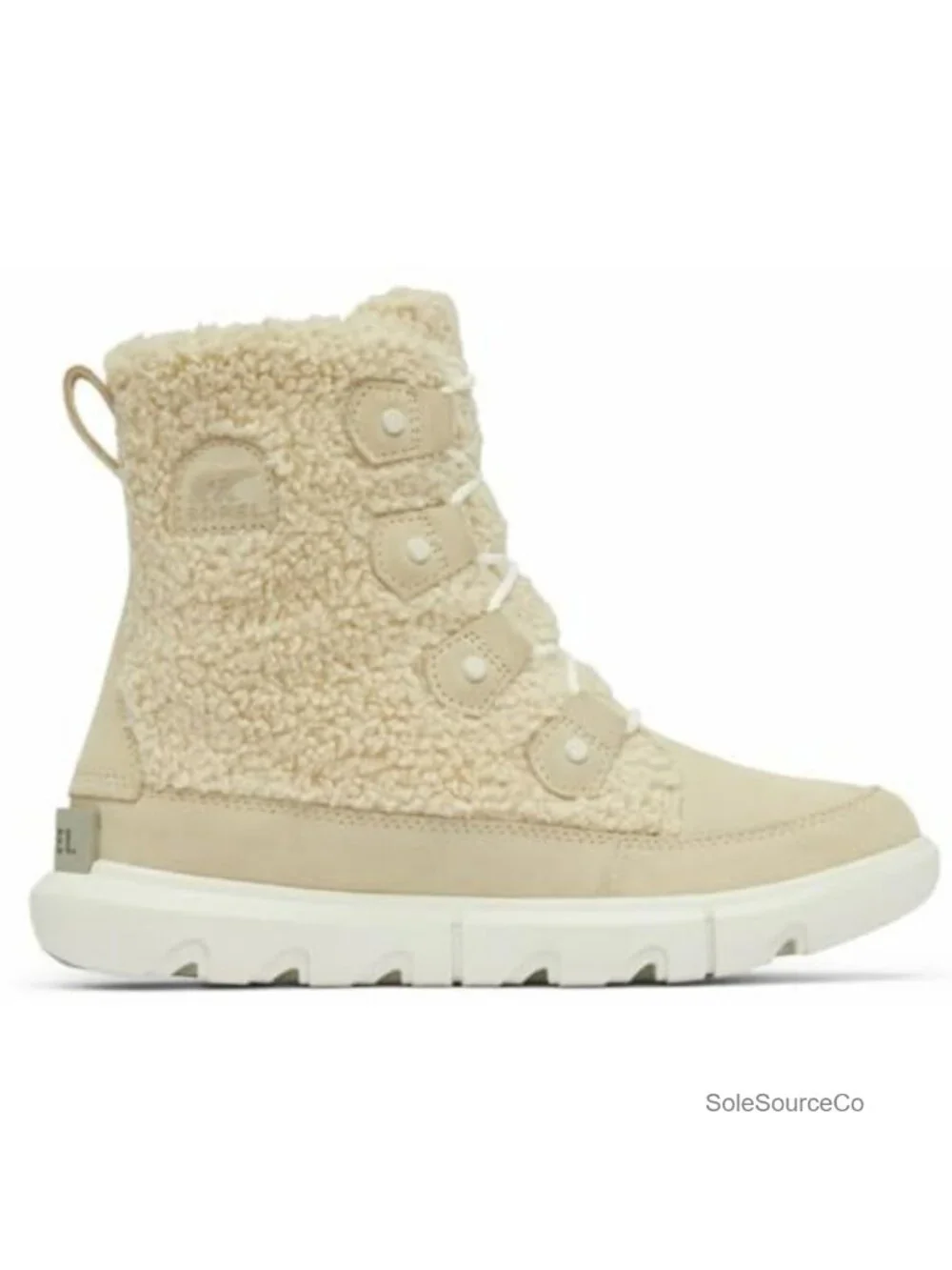 Sorel Explorer Next Joan Cozy Suede Snow Boots Lace-Up